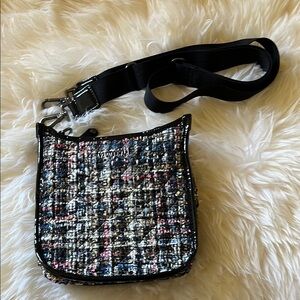 MZ Wallace Midnight Sparkle Boucle Small Box Crossbody